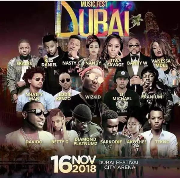 Nigerian Celebrities Jet Out For OneAfricaMusicFest Dubai (Photos)